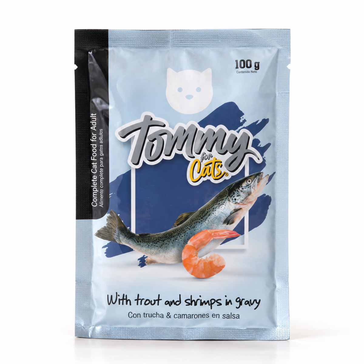 Pouch Tommy Cats Camarón * 100 gr