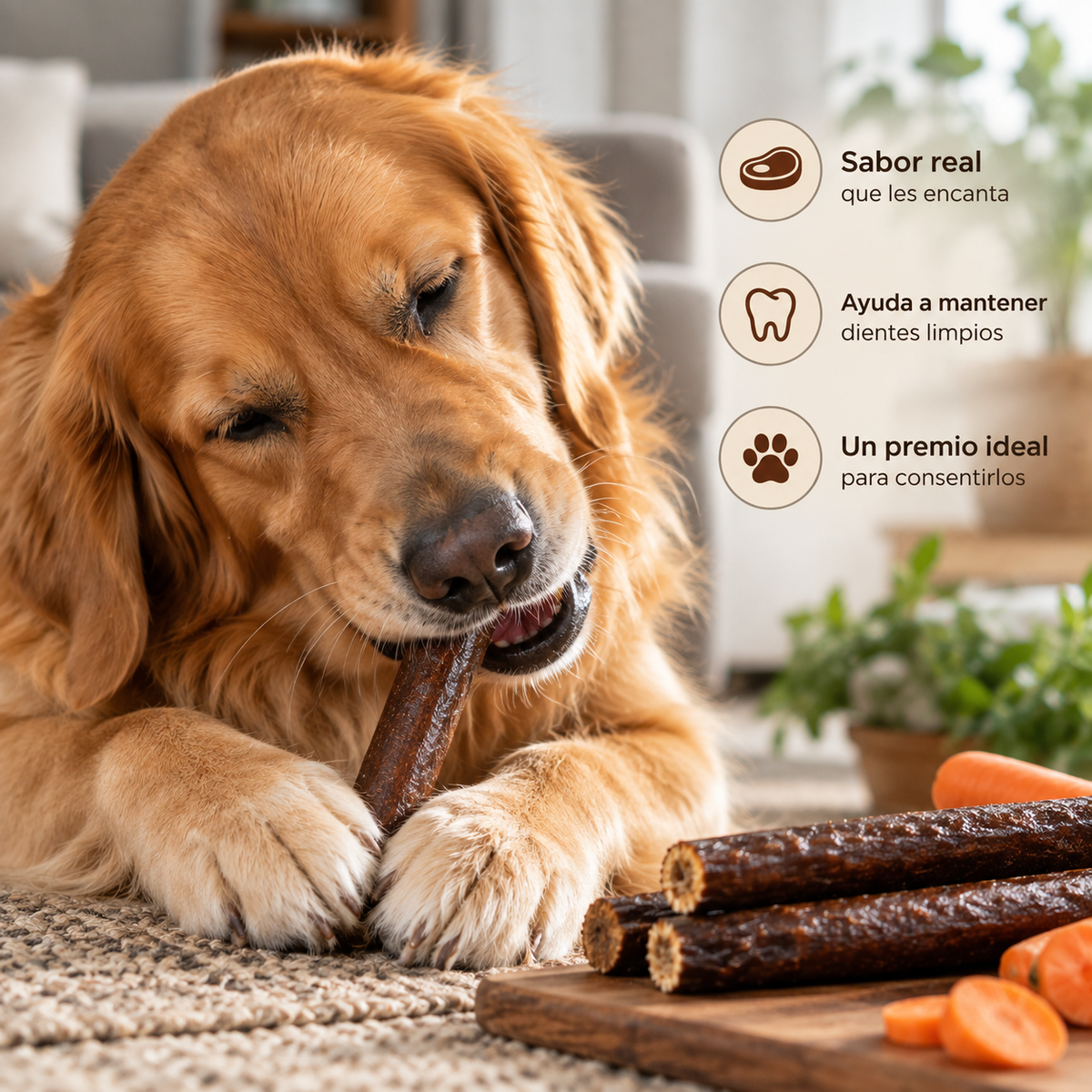 Palitos de Carne para Perros – Snack Natural 500 g