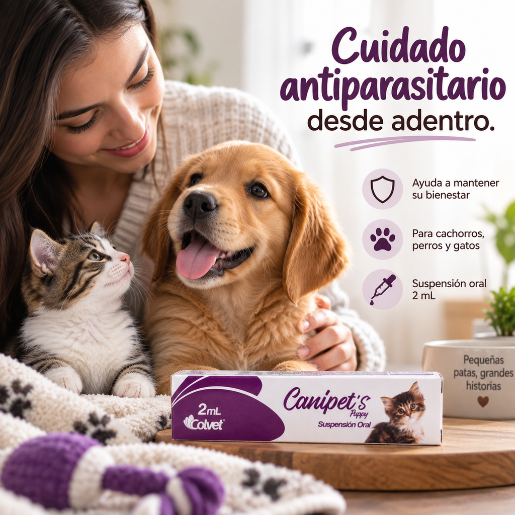 Canipet's Puppy Antiparasitario Interno – 2 ml