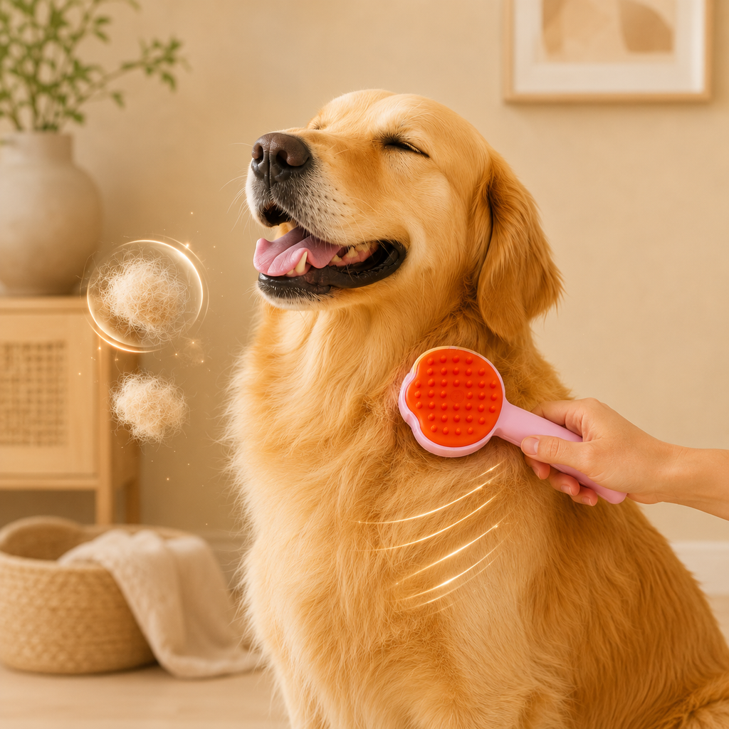 Cepillo Garra Vaporizador 3 en 1 para perros y gatos