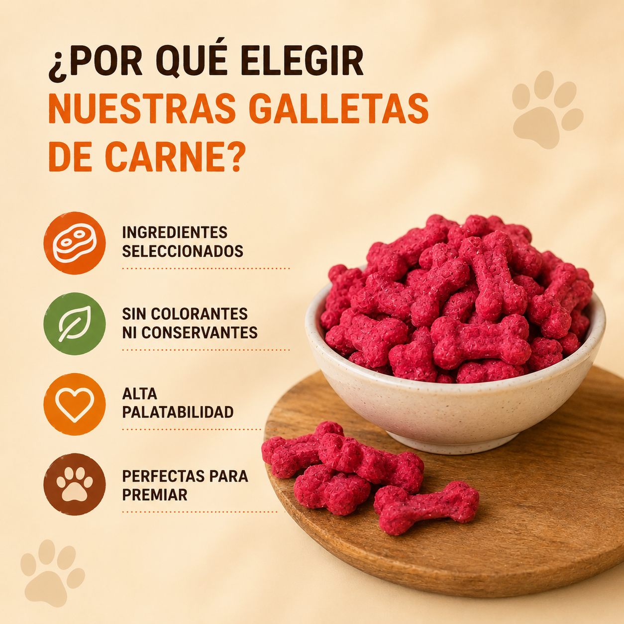 Galletas Polvorosas de Leche para Perros | 1 Kg