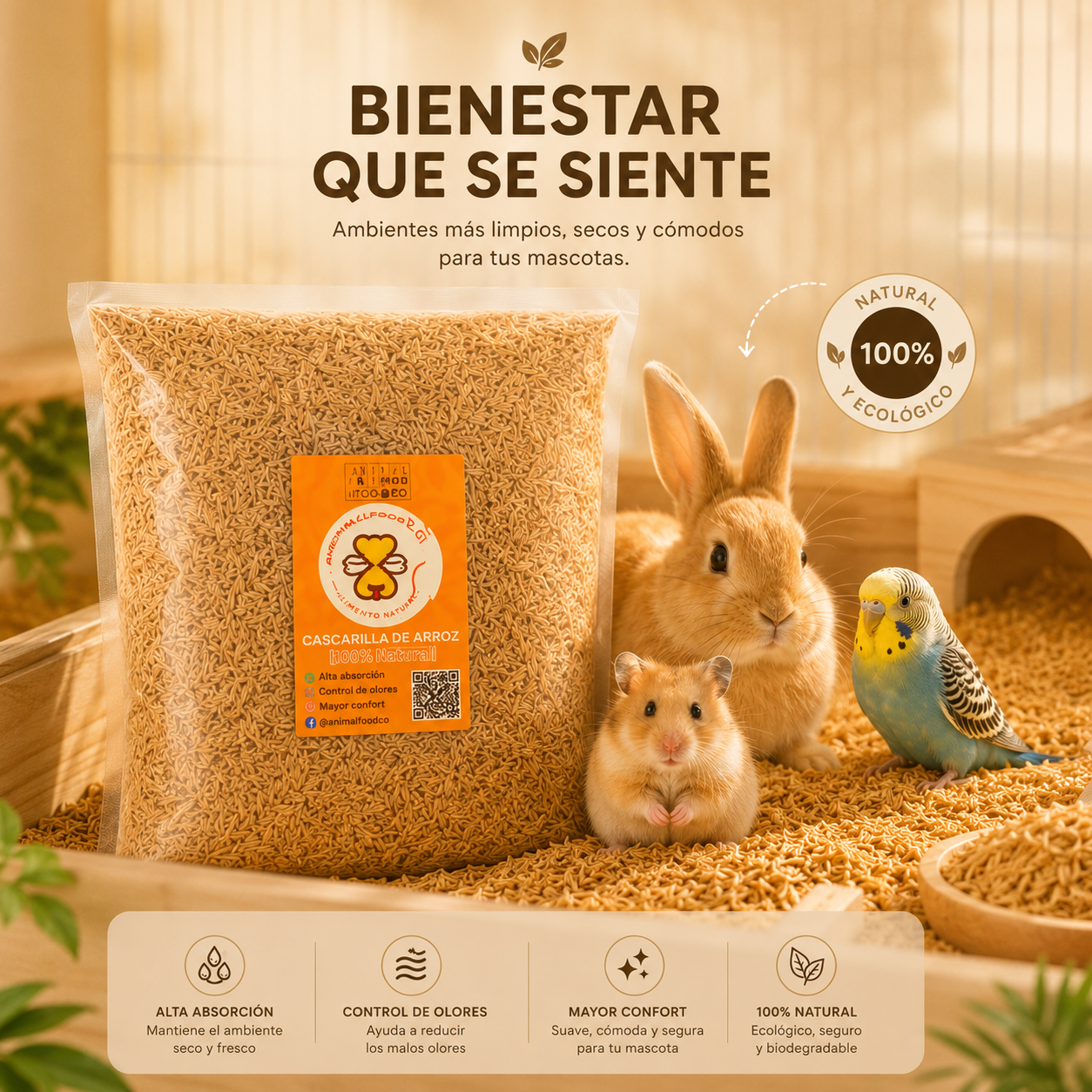 Cascarilla de Arroz * 500 gr