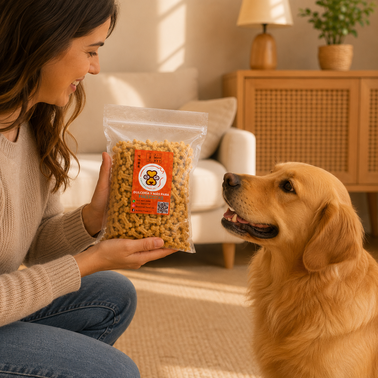 Galletas Polvorosas de Leche para Perros | 1 Kg