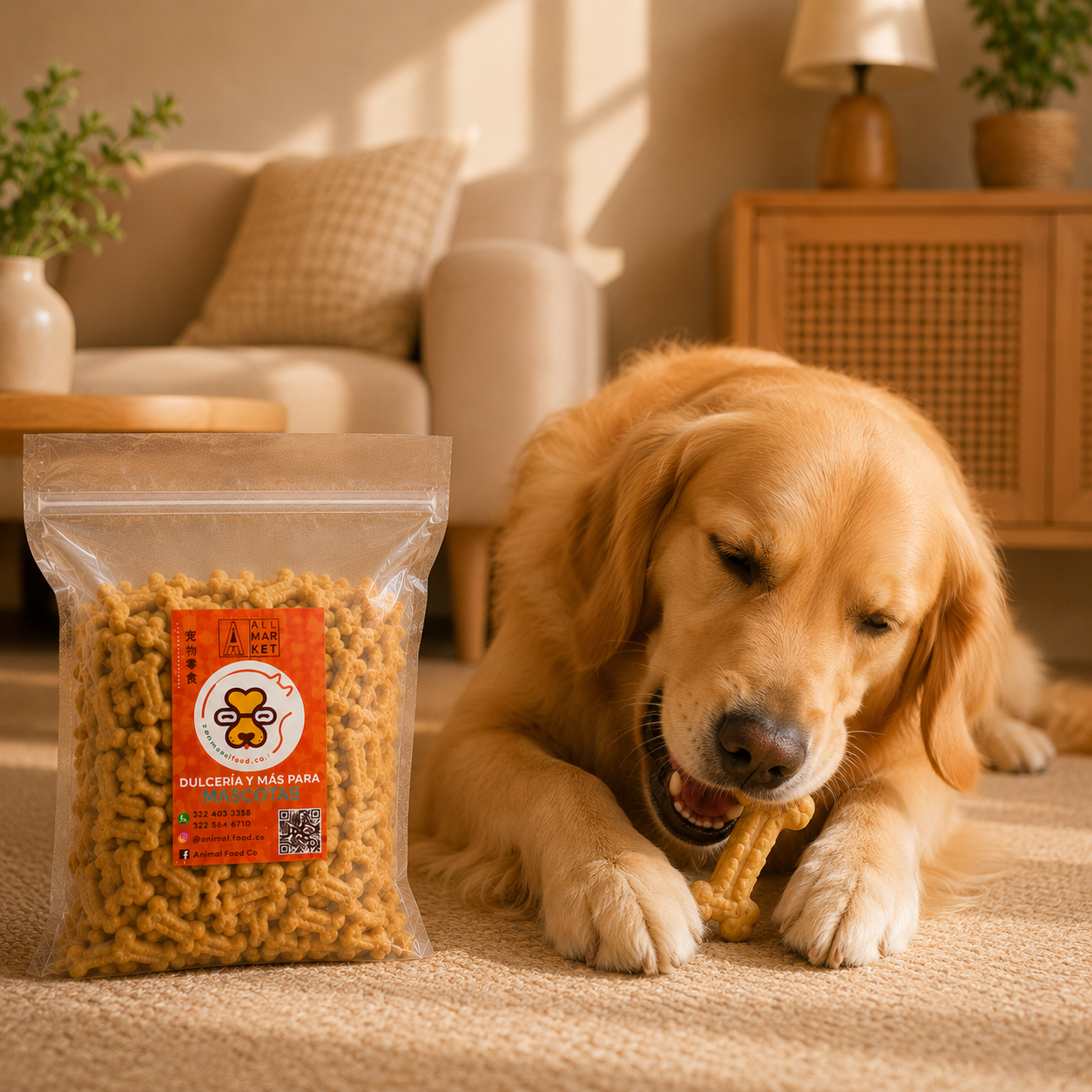 Galletas Polvorosas de Leche para Perros | 1 Kg