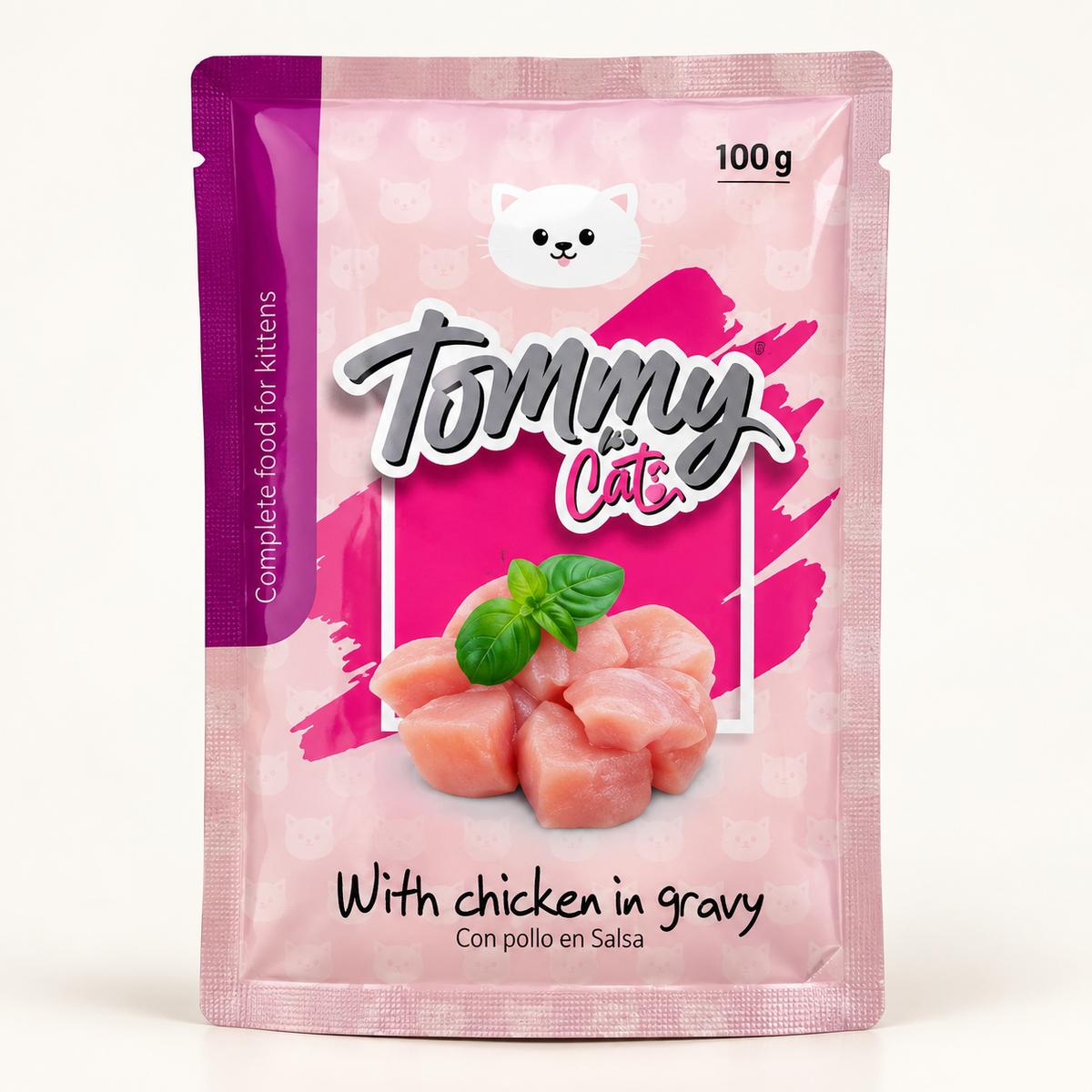Pouch Tommy Cats Pollo * 100 gr