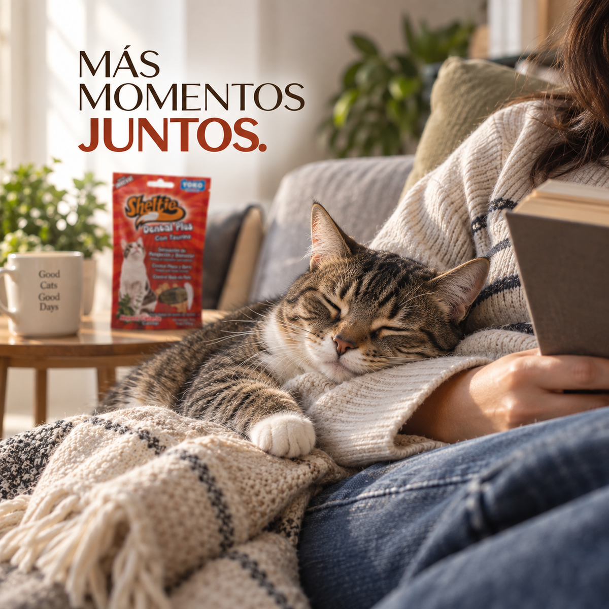 Sheltie Dental Plus para Gatos con Taurina y Catnip