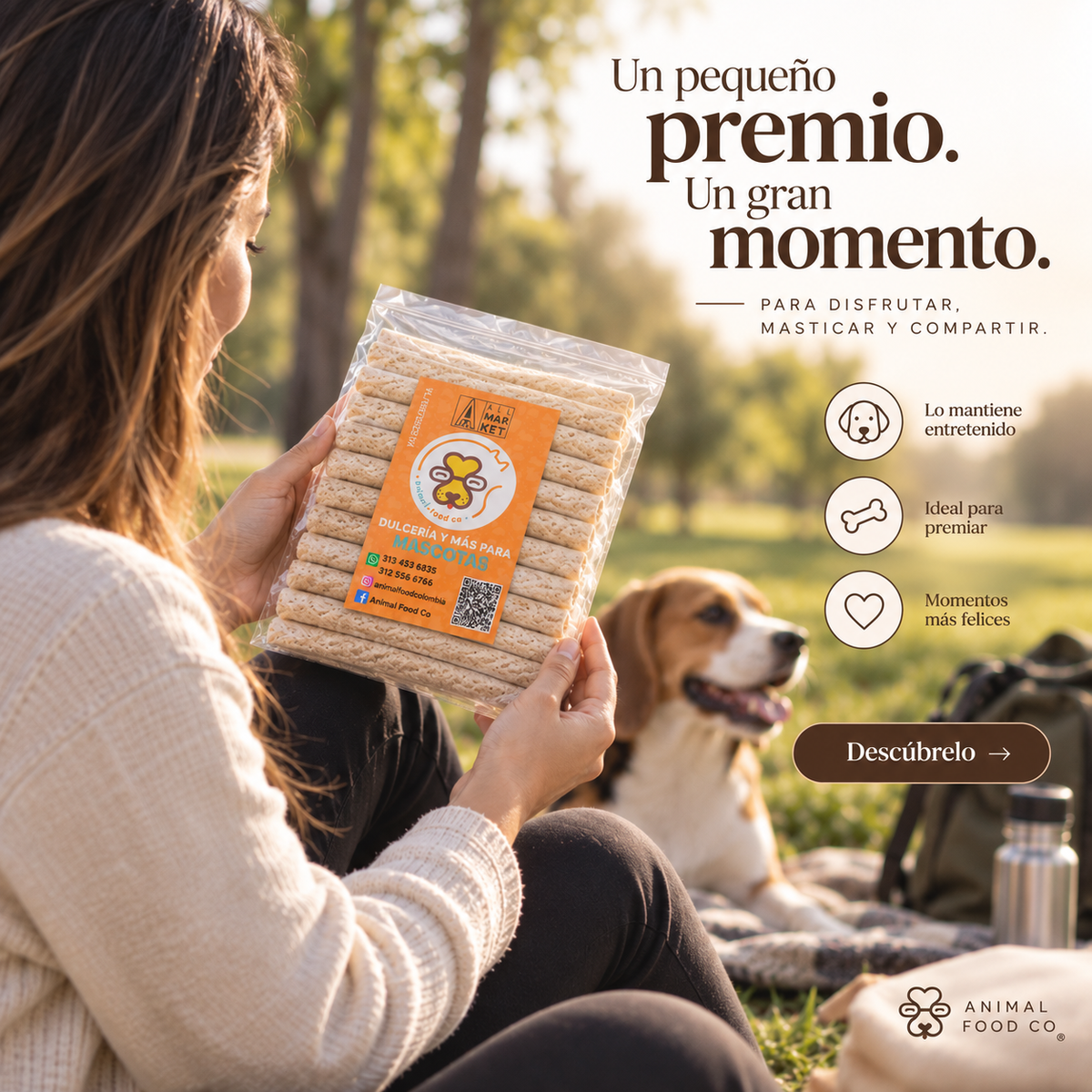 Cabanos Blancos de Carnaza para Perros – 1 Kg