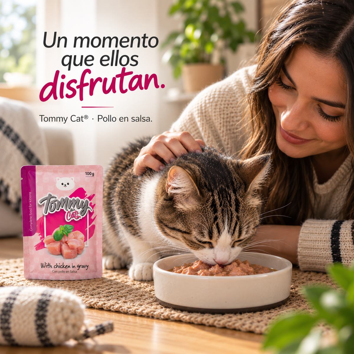 Pouch Tommy Cats Pollo * 100 gr